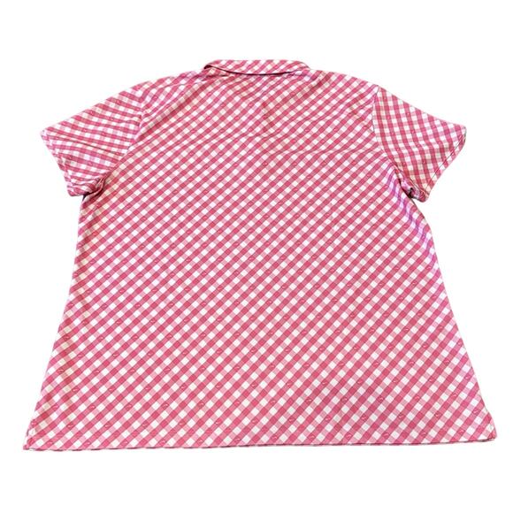 Nike Golf Women's Dri-FIT Victory Short Sleeve Gingham Polo Size XXL - Picture 3 of 8